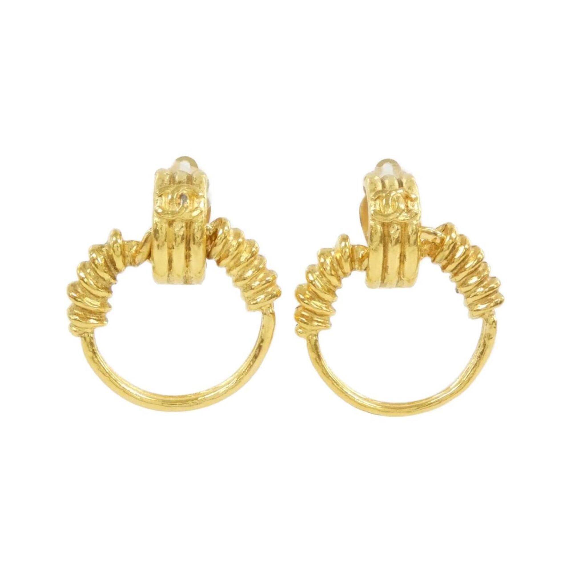Earrings Gold-Tone Metal