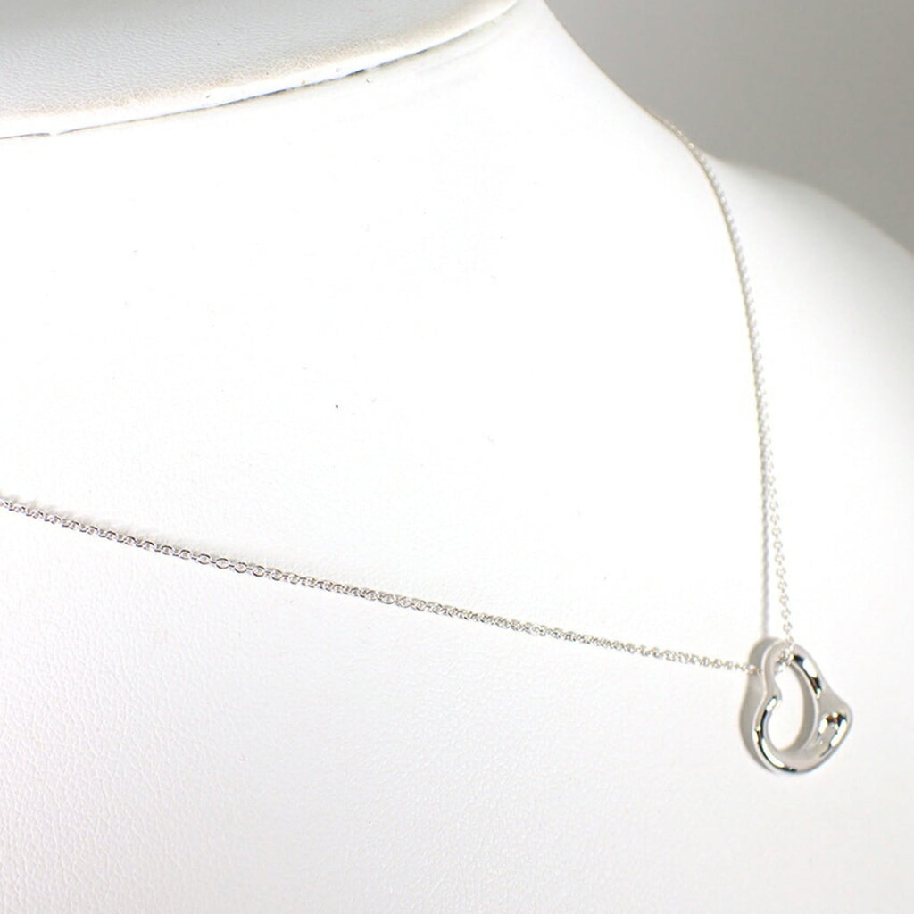 Heart Pendant Necklace Sterling Silver