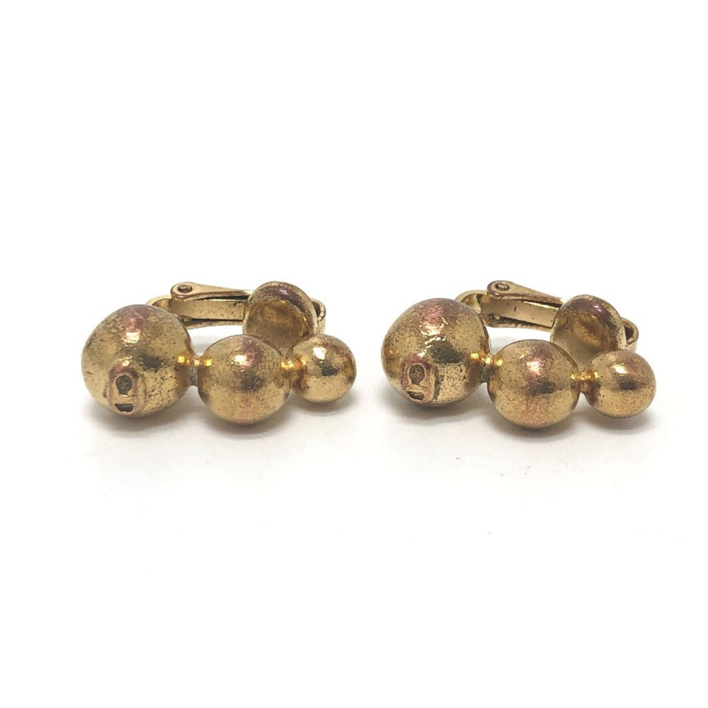 Clip-On Earrings Clip-On Gold-Tone Metal
