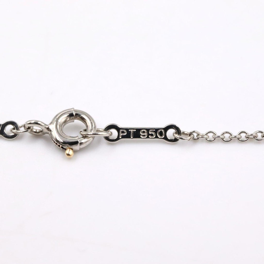 Elsa Peretti Diamonds By The Yard Pendant Necklace Sterling Silver and Platinum and Diamond