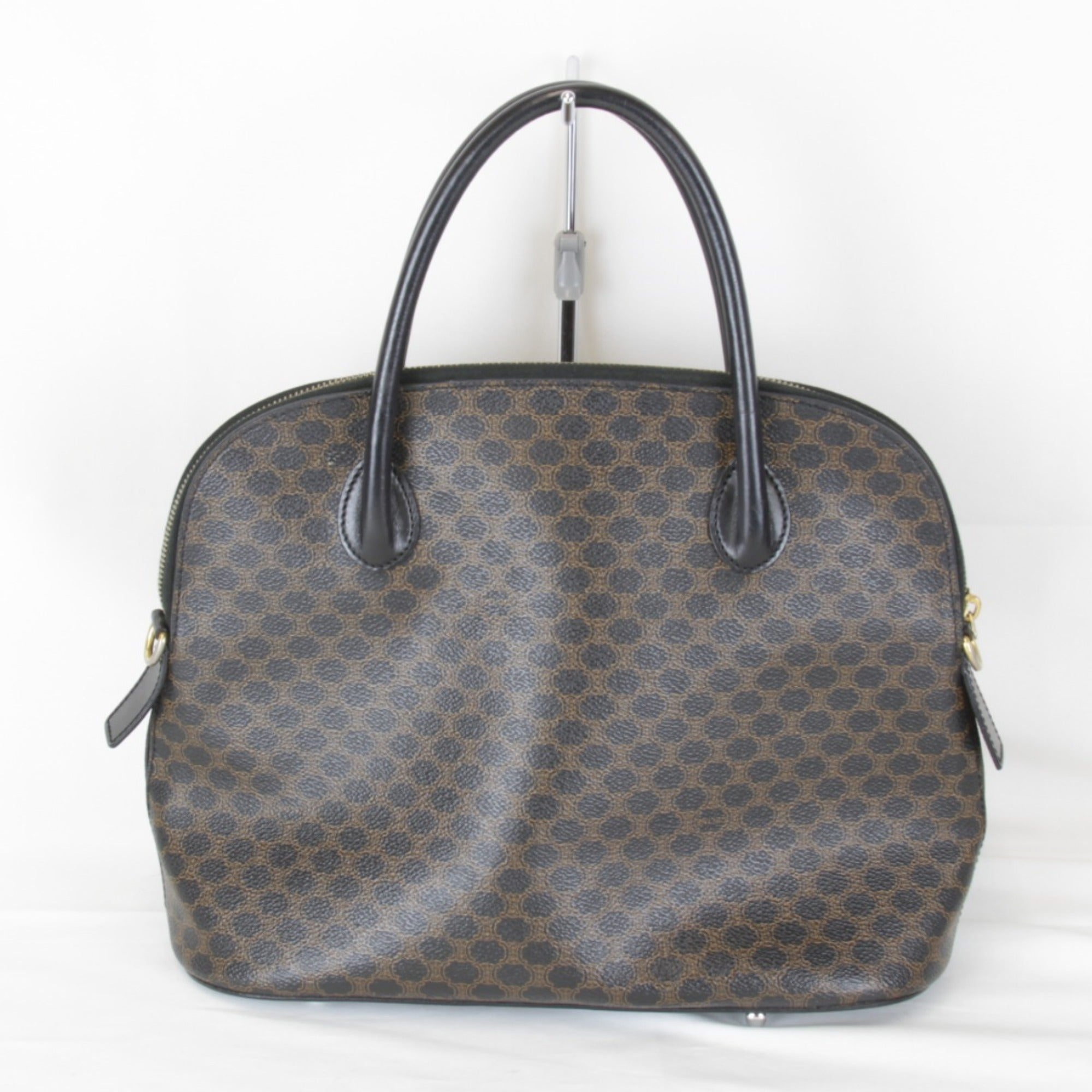 Vintage Duffle Bag Macadam Coated Canvas Large