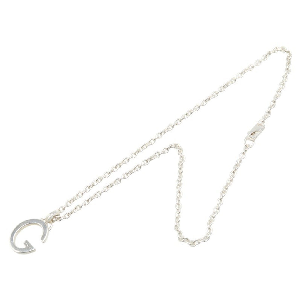 G Pendant Necklace Sterling Silver