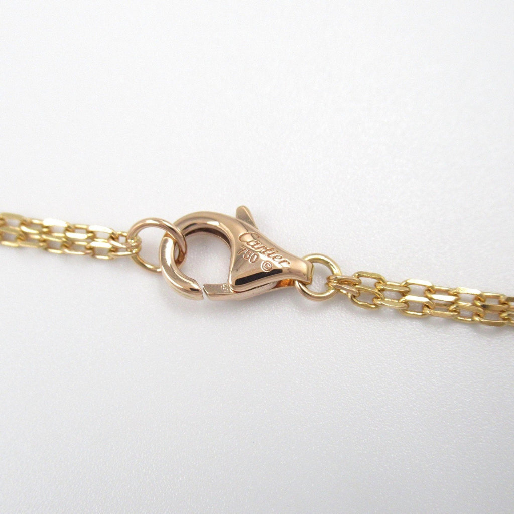 Pendant Necklace 18K Rose Gold with Diamond and Sapphire