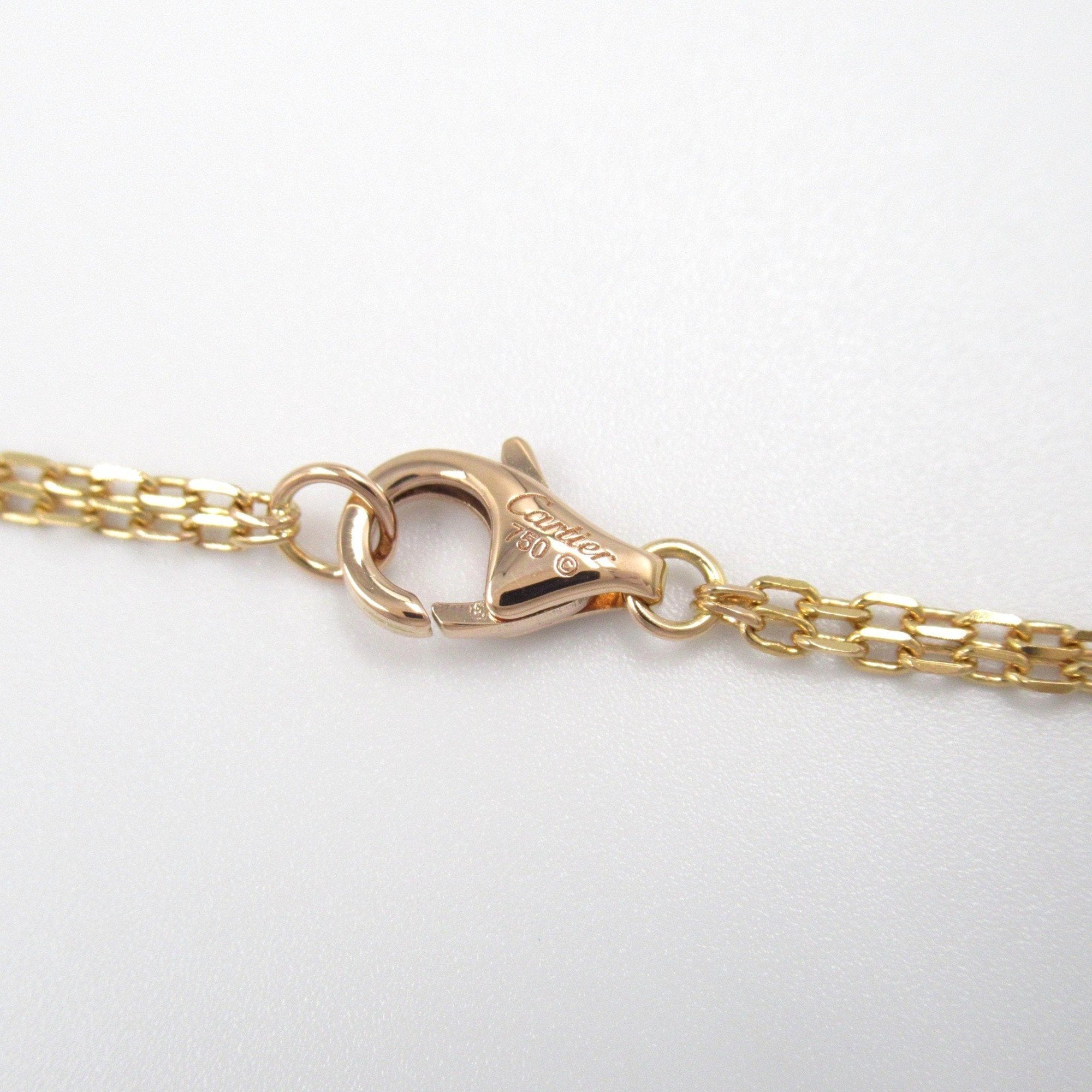 Pendant Necklace 18K Rose Gold with Diamond and Sapphire