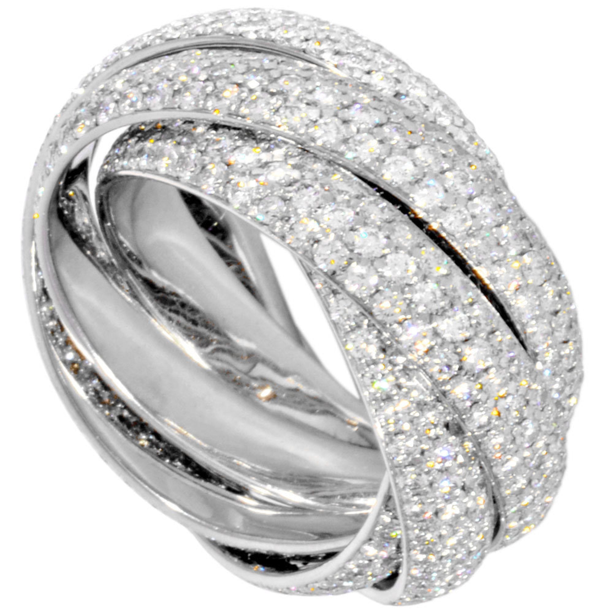 Band Ring 18K White Gold