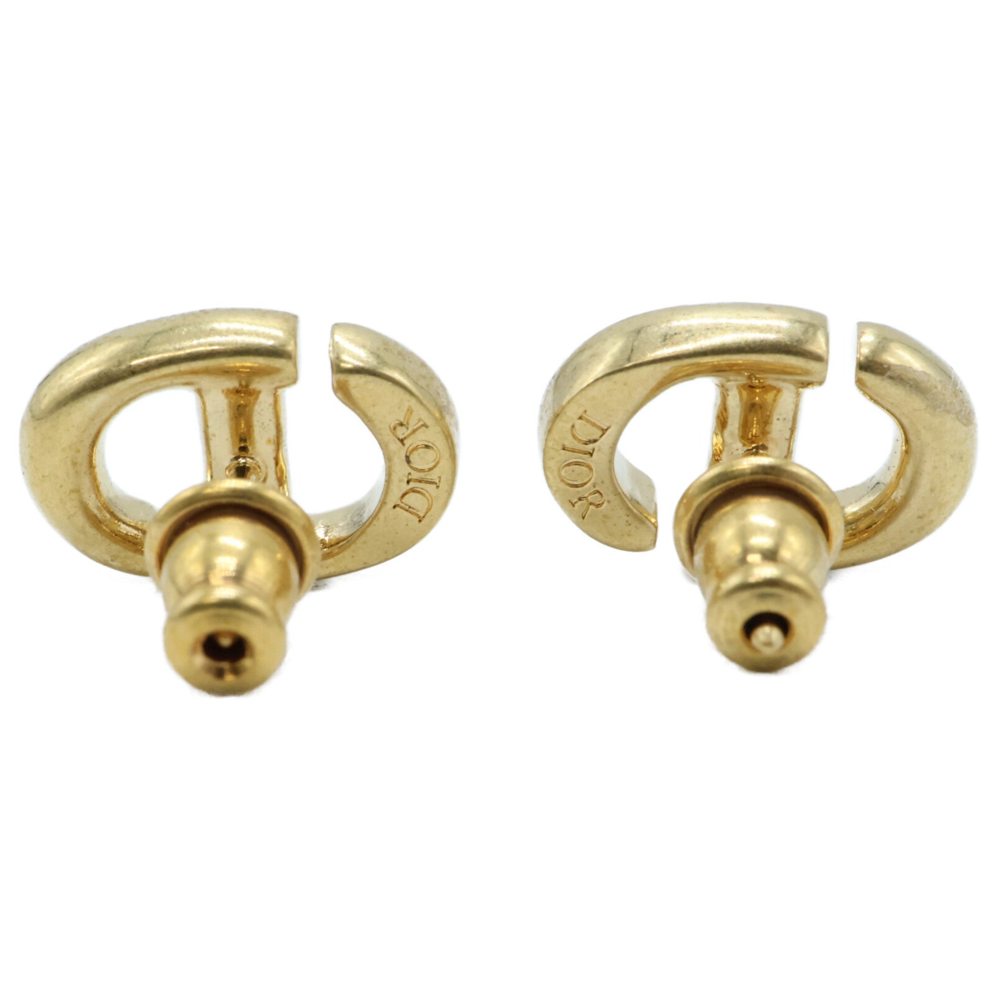 Earrings Stud Gold-Tone Metal