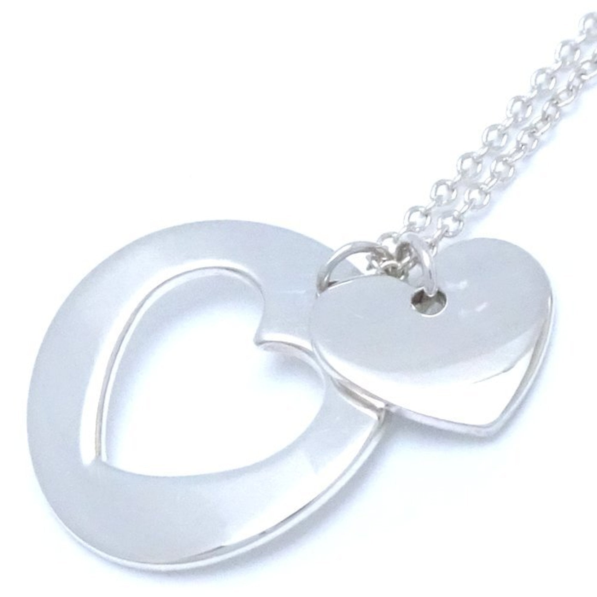 Heart Pendant Necklace Sterling Silver