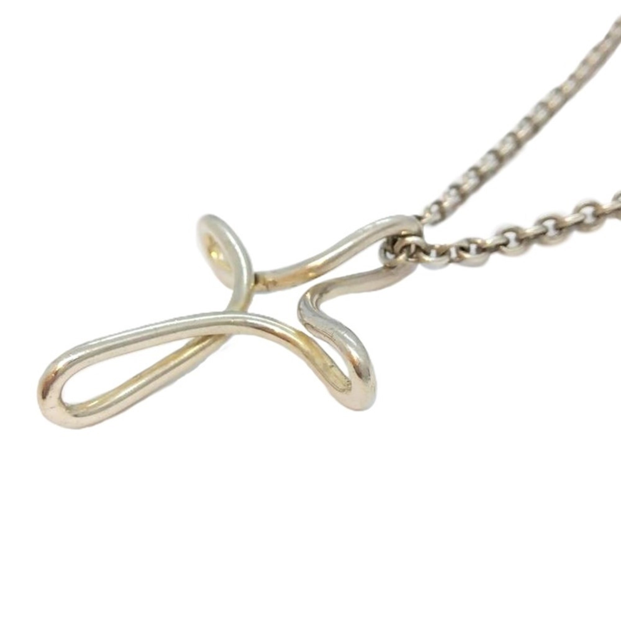 Elsa Peretti Pendant Necklace Sterling Silver 35.5mm
