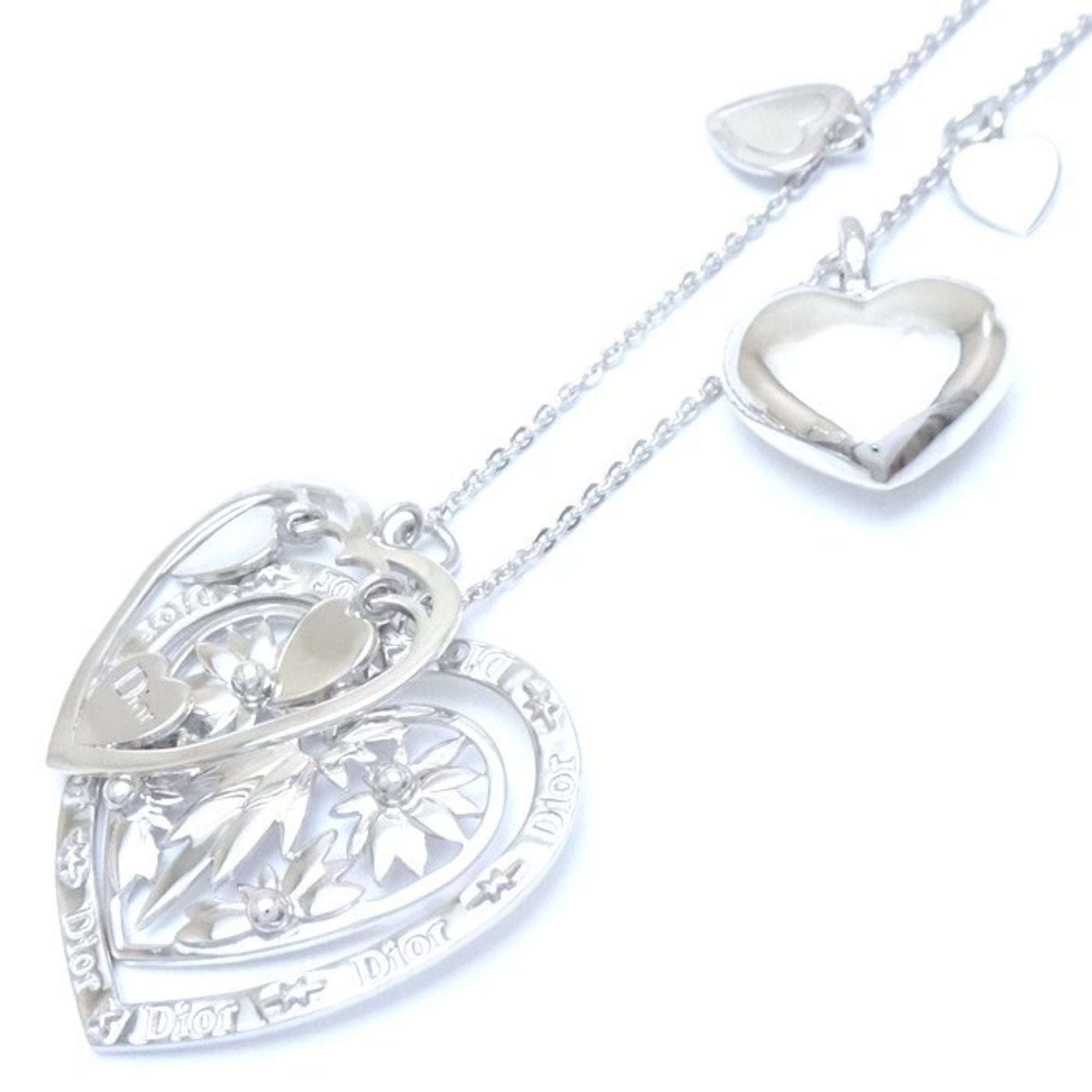 Pendant Necklace Sterling Silver Heart Motif