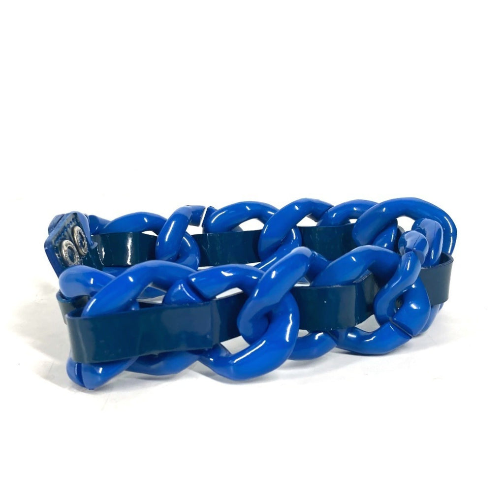 Pendant Necklace Plastic Blue