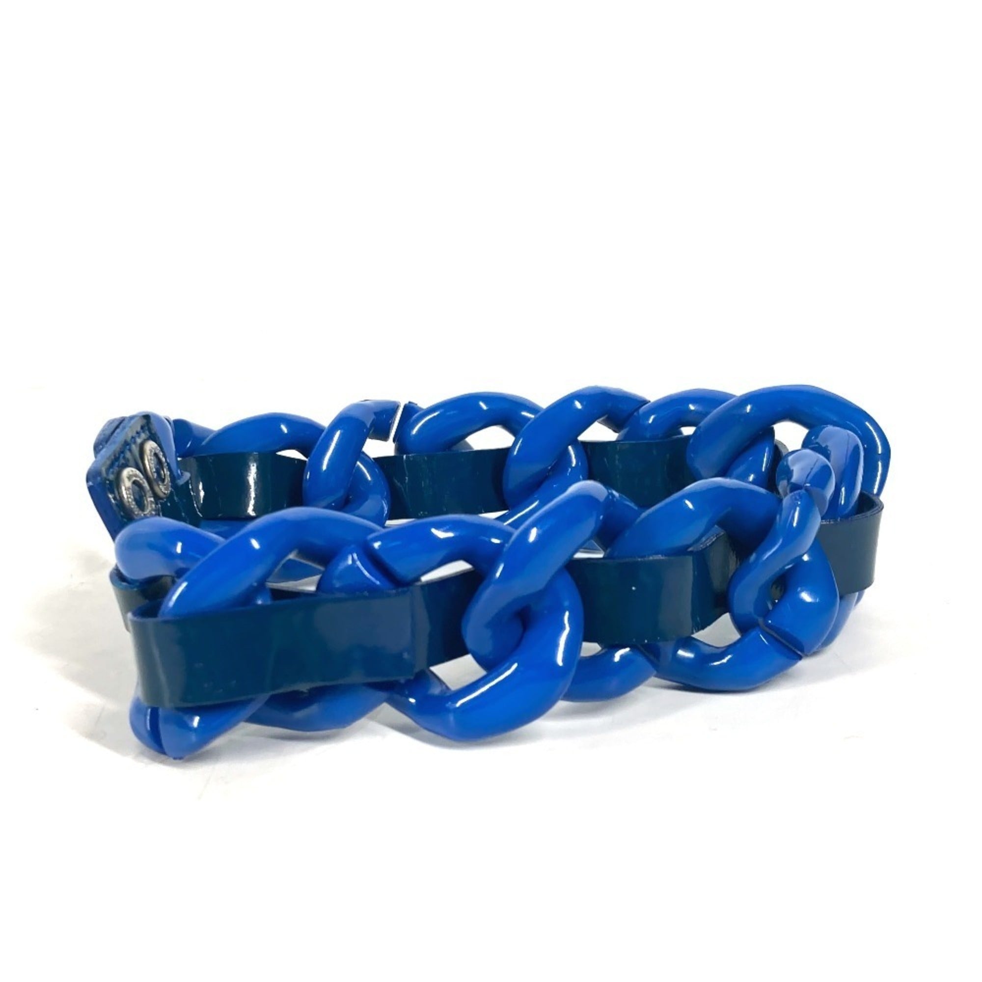 Pendant Necklace Plastic Blue