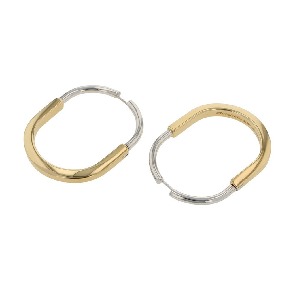 Earrings White Gold and Yellow Gold