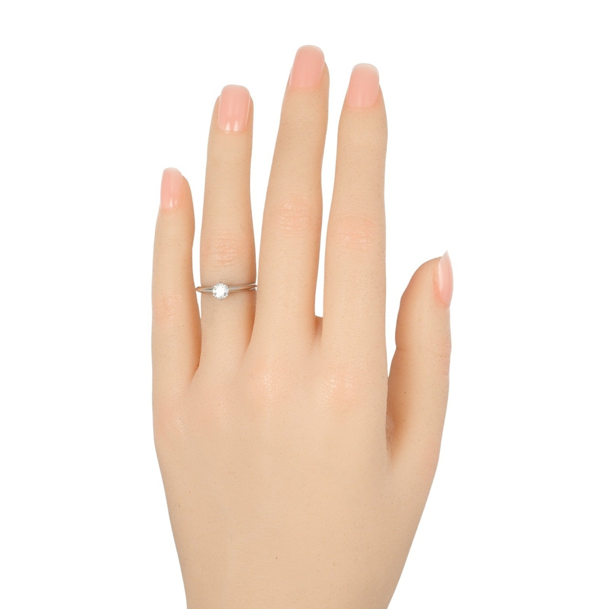Engagement Ring Platinum with Diamond 0.32ct