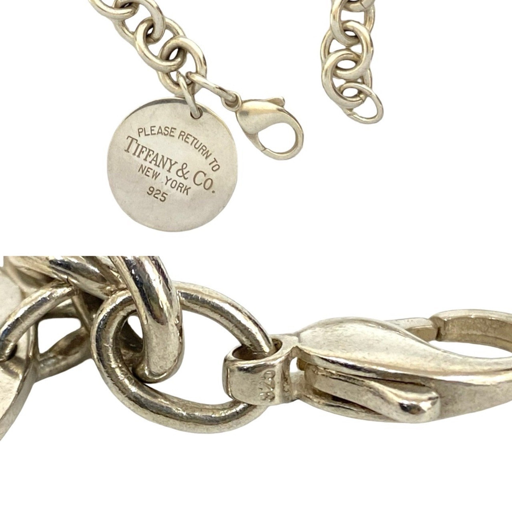 Round Tag Bracelet Sterling Silver