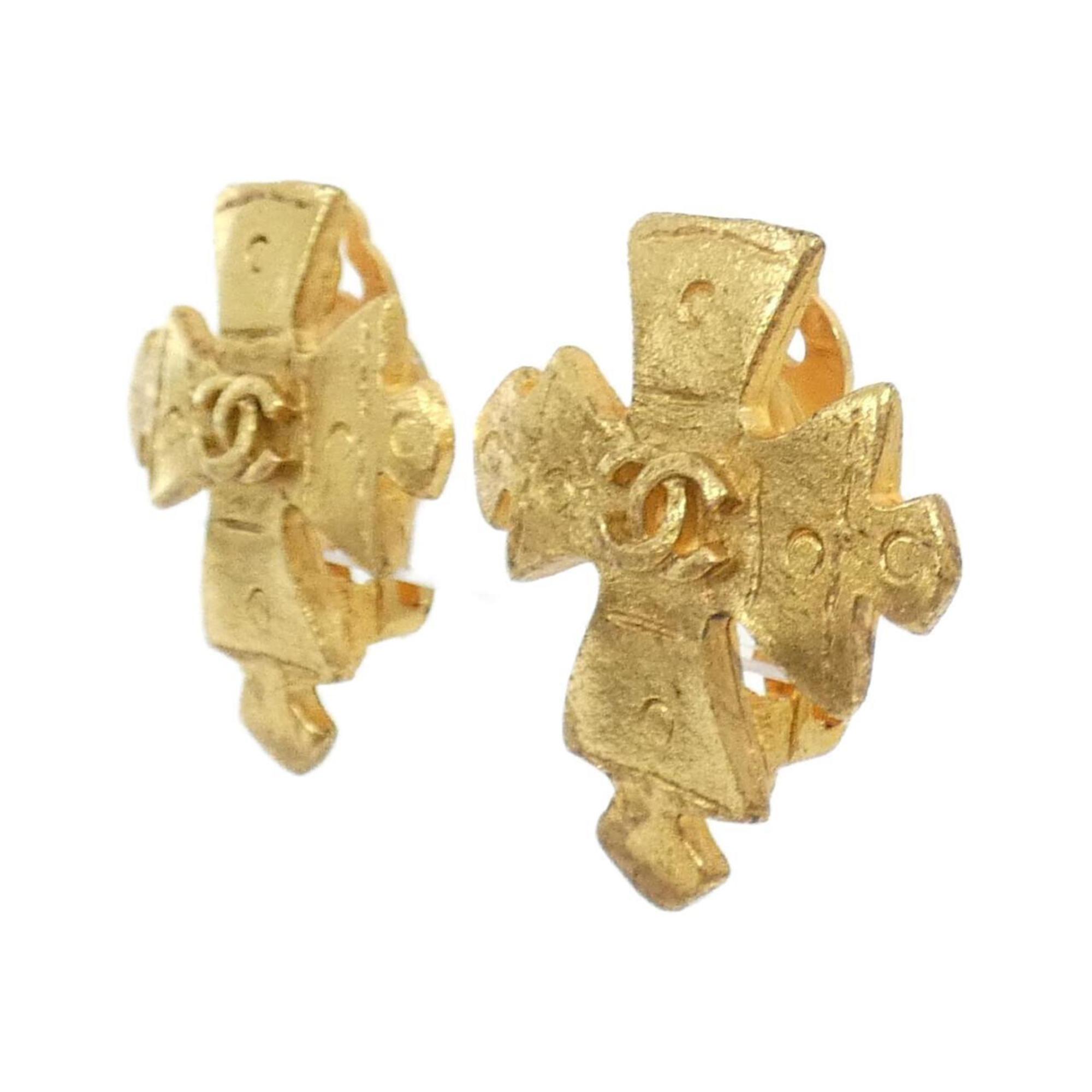 Earrings Gold-Tone Metal