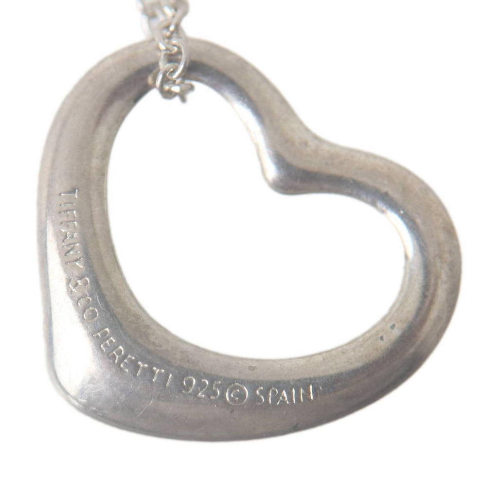 Heart Pendant Necklace Sterling Silver