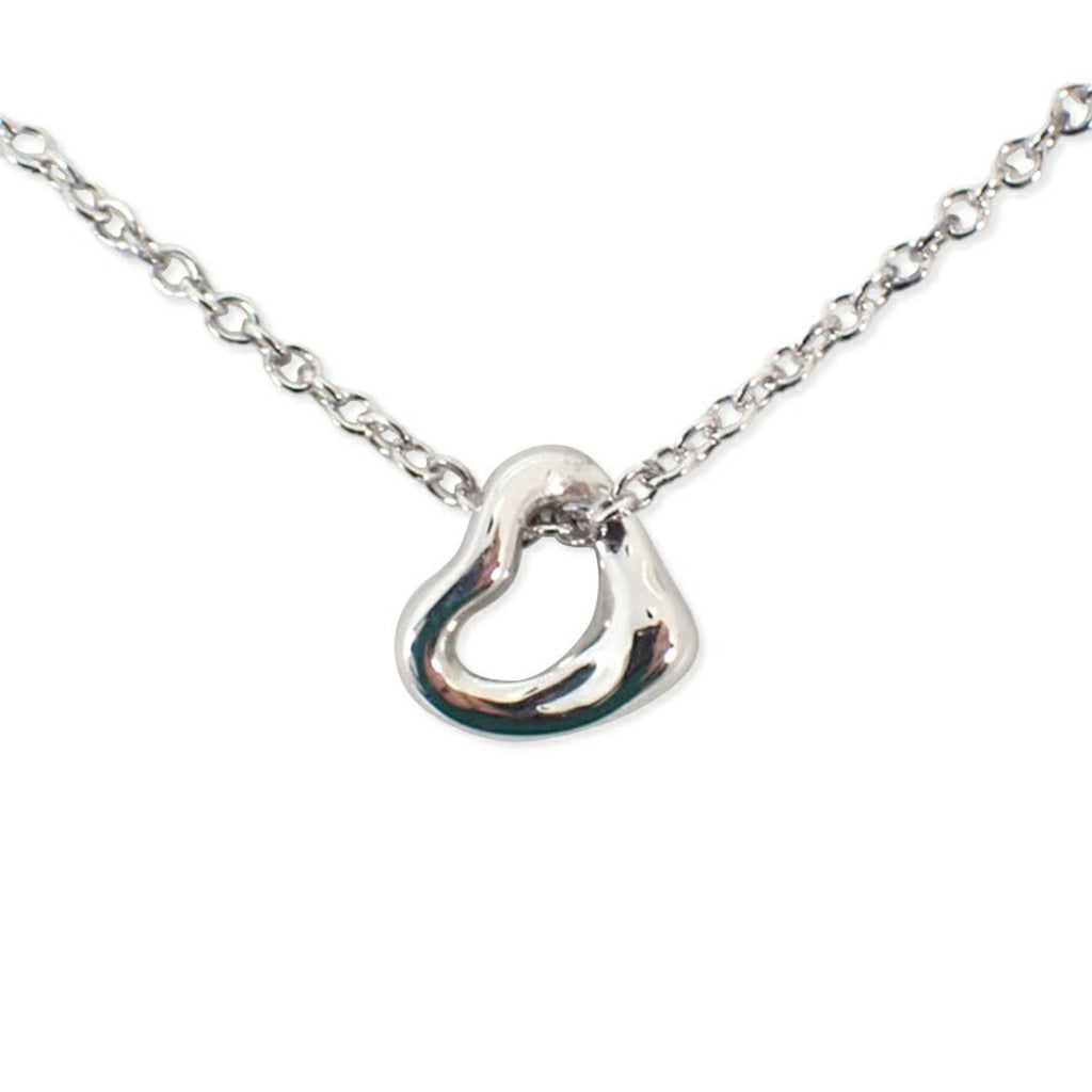 Heart Pendant Necklace Sterling Silver