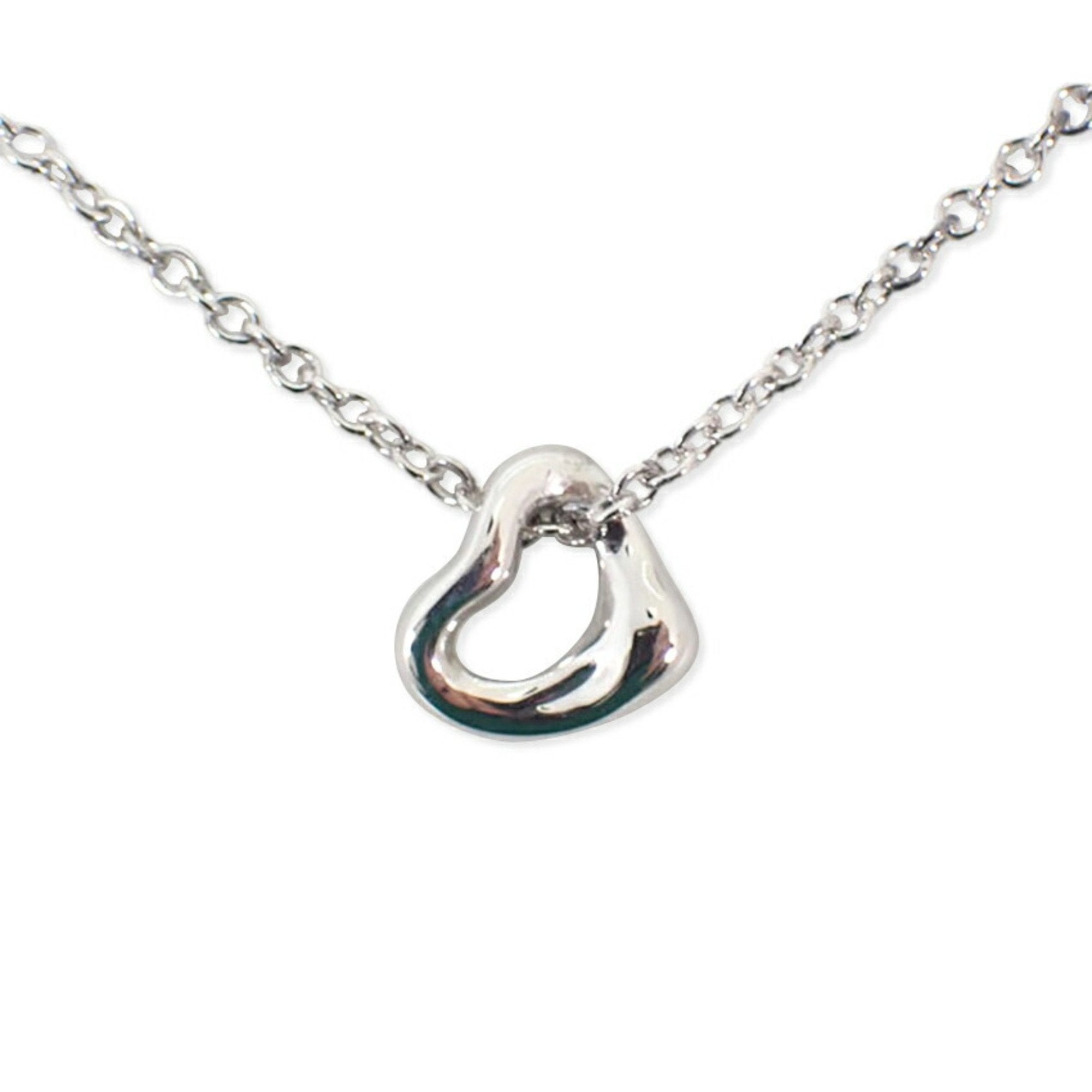Heart Pendant Necklace Sterling Silver
