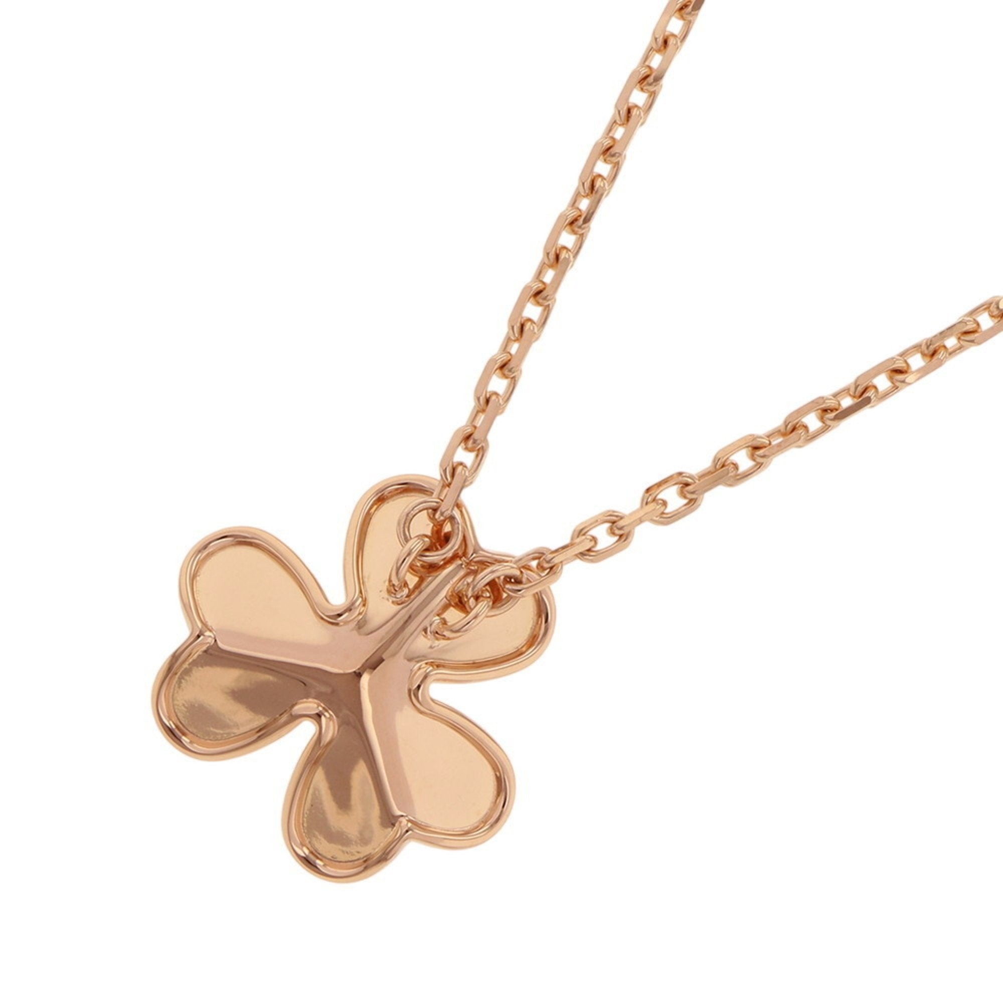 Pendant Necklace 18K Rose Gold with Diamond Small