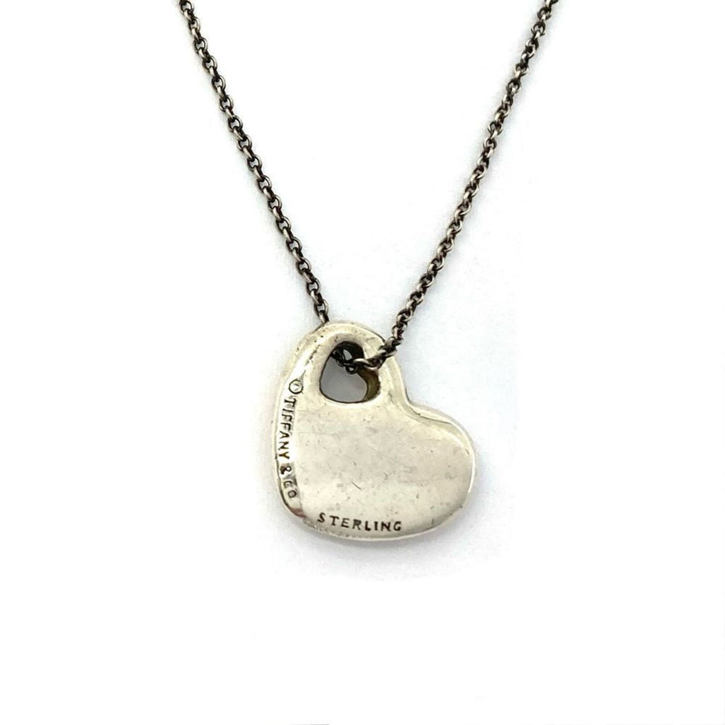Heart Pendant Necklace Sterling Silver