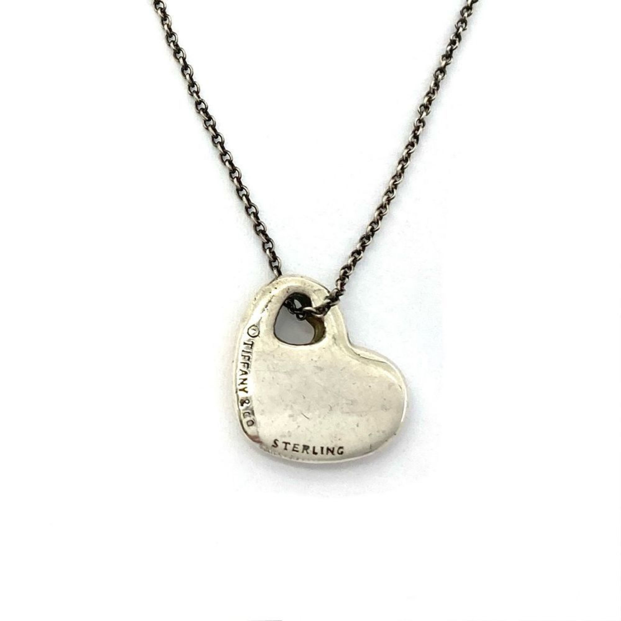 Heart Pendant Necklace Sterling Silver