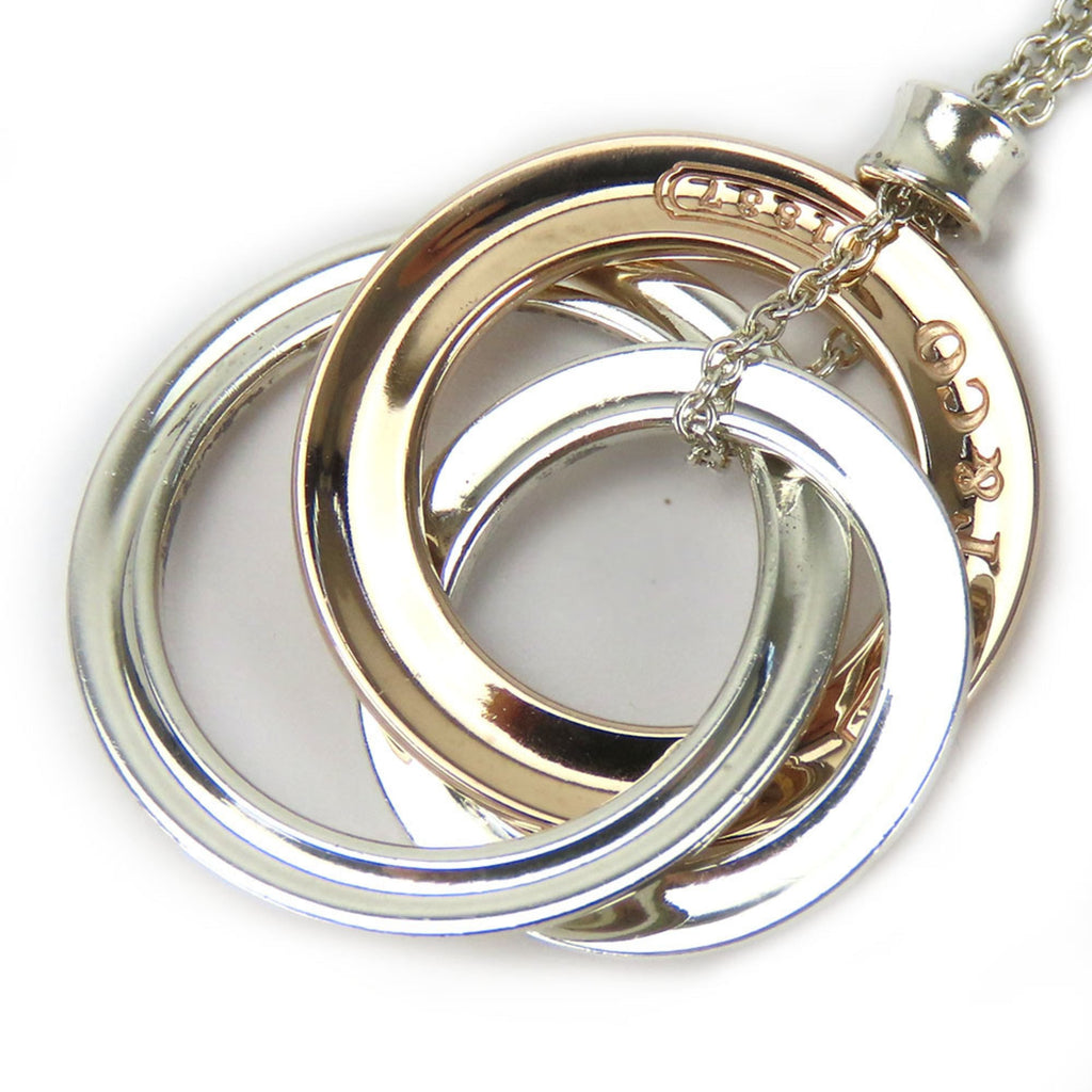 Interlocking Circle 1837 Pendant Necklace Sterling Silver