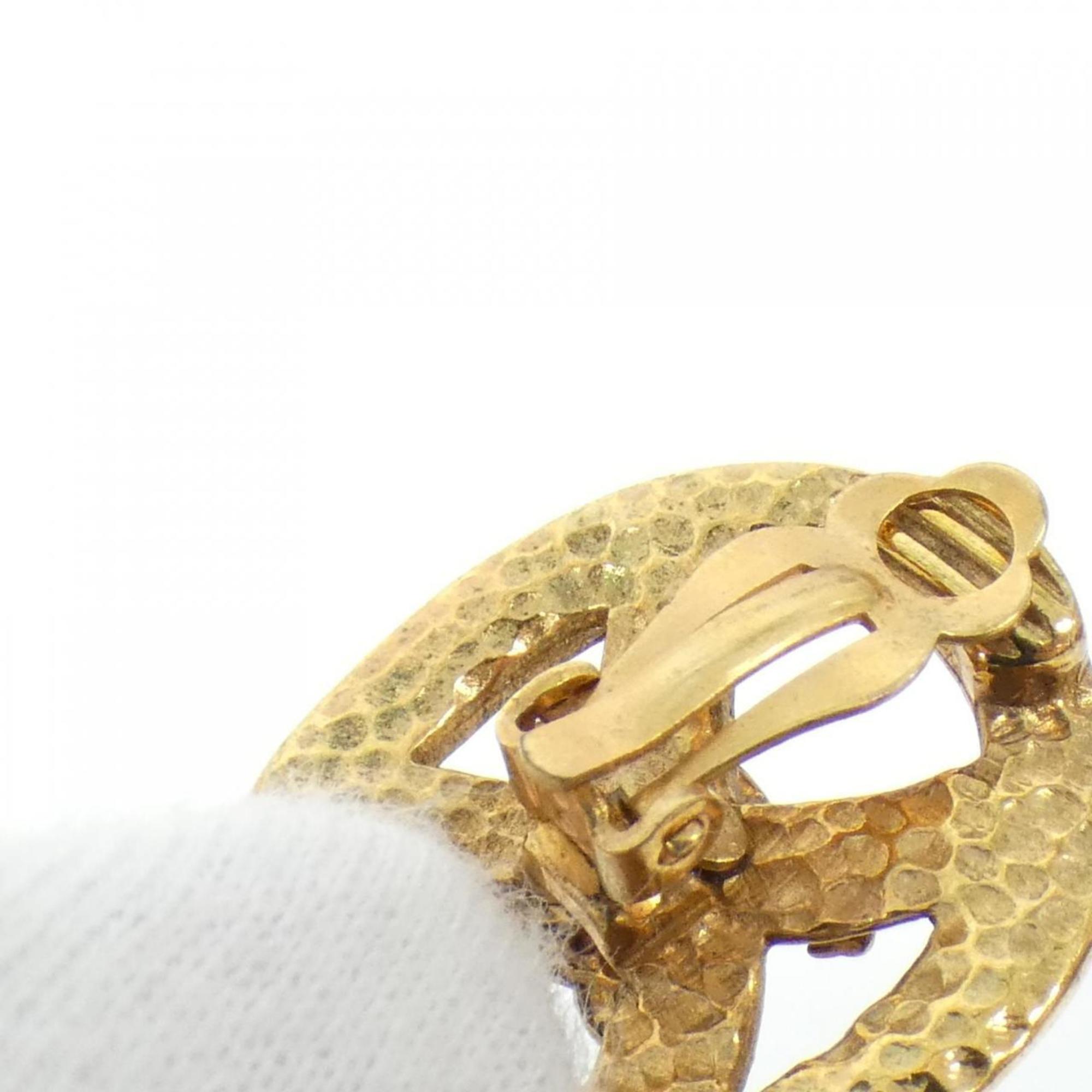 Clip-On Earrings Clip-On Gold-Tone Metal
