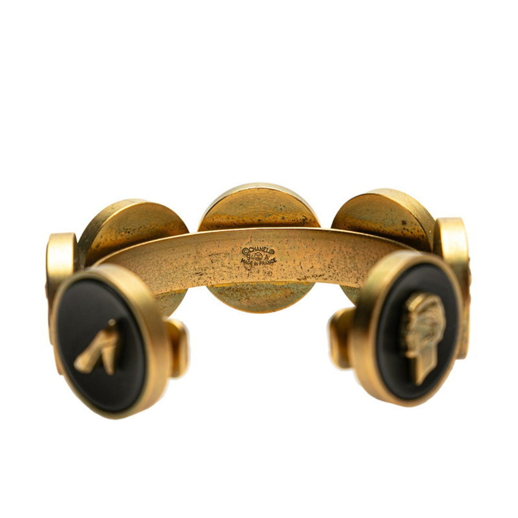 CC Logo Bracelet Gold-Tone Metal