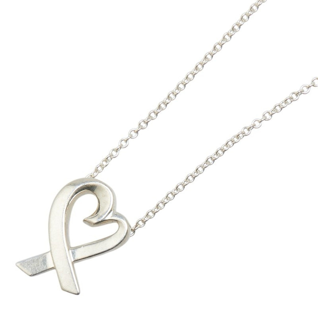 Loving Heart Pendant Necklace Sterling Silver