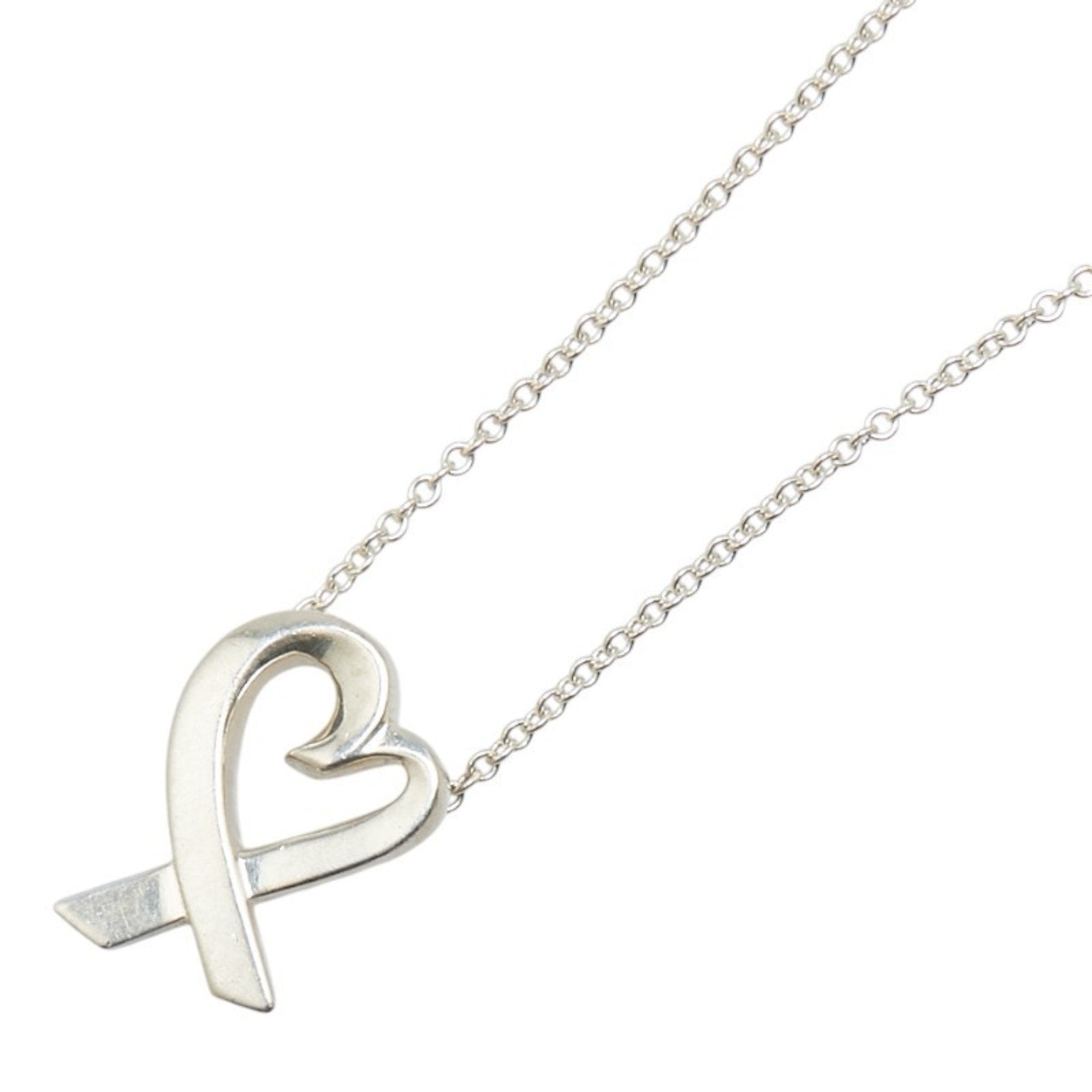 Loving Heart Pendant Necklace Sterling Silver