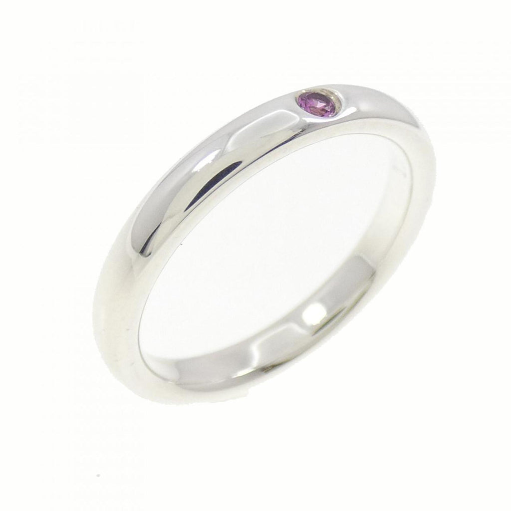 Band Ring Sterling Silver With Sapphire