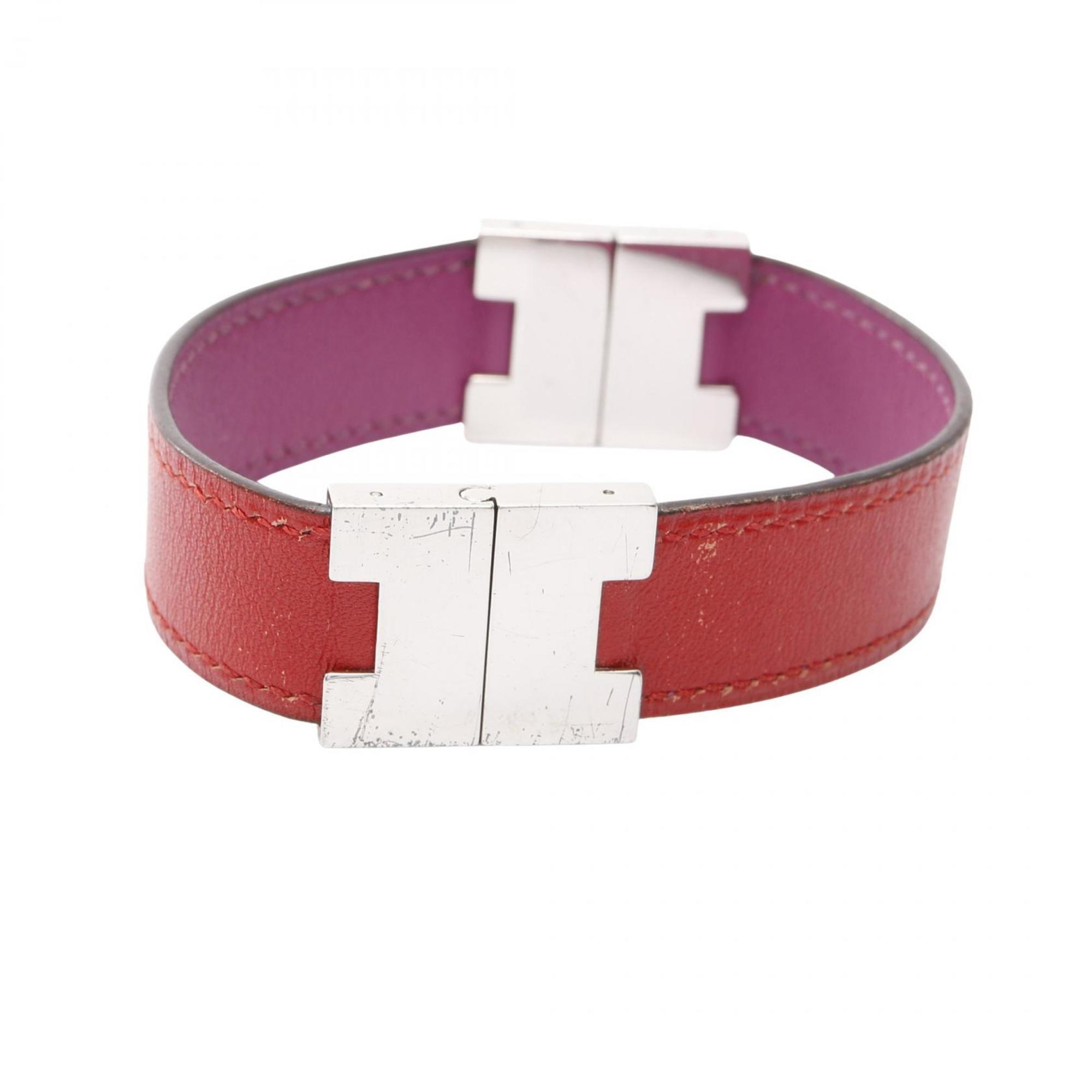 Bracelet Leather and Stainless Steel