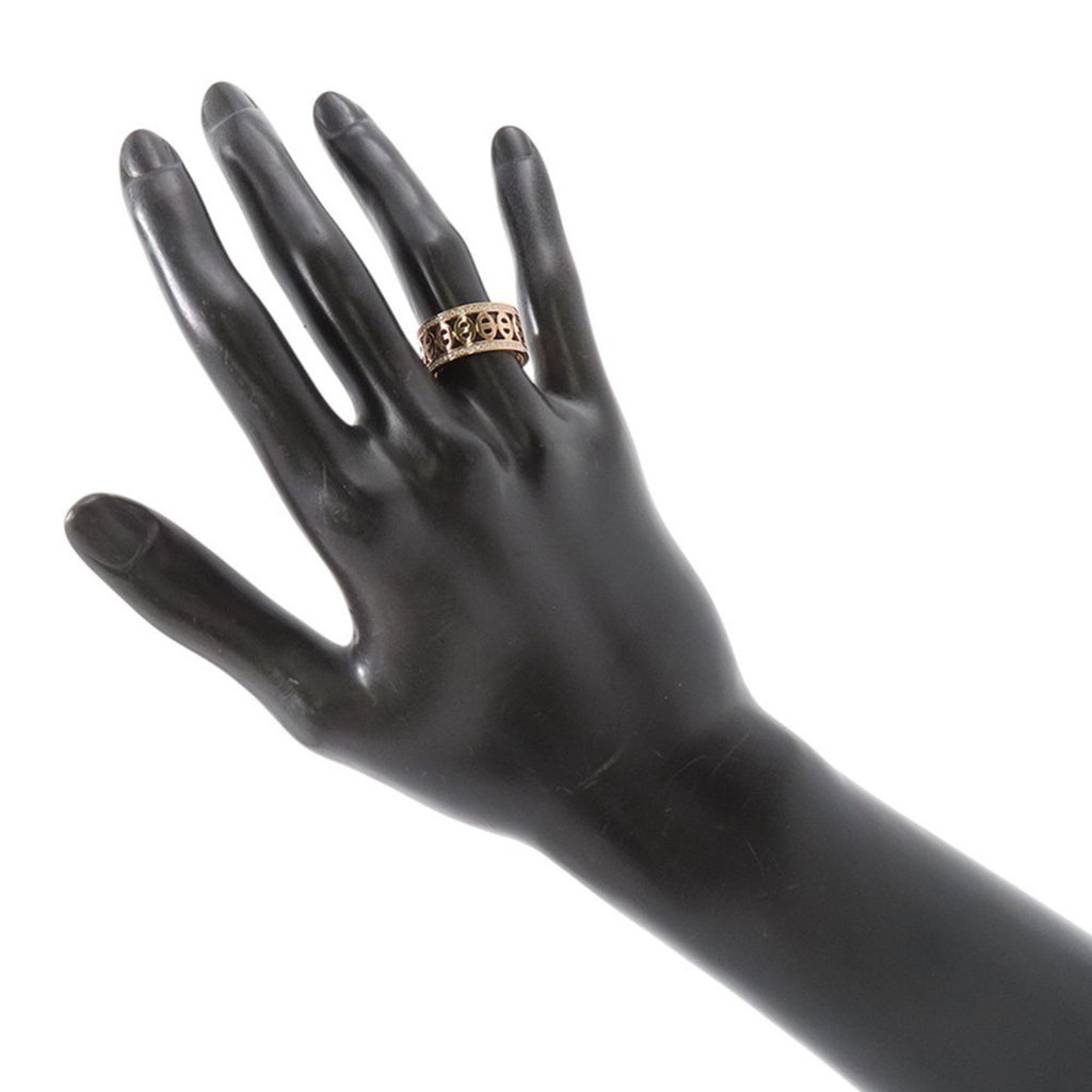 Chaine d'Ancre Divine Ring 18K Rose Gold Mini with Diamond