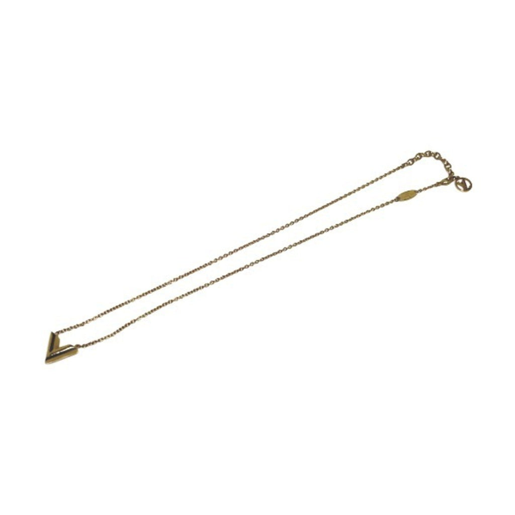 Essential V Pendant Necklace Gold