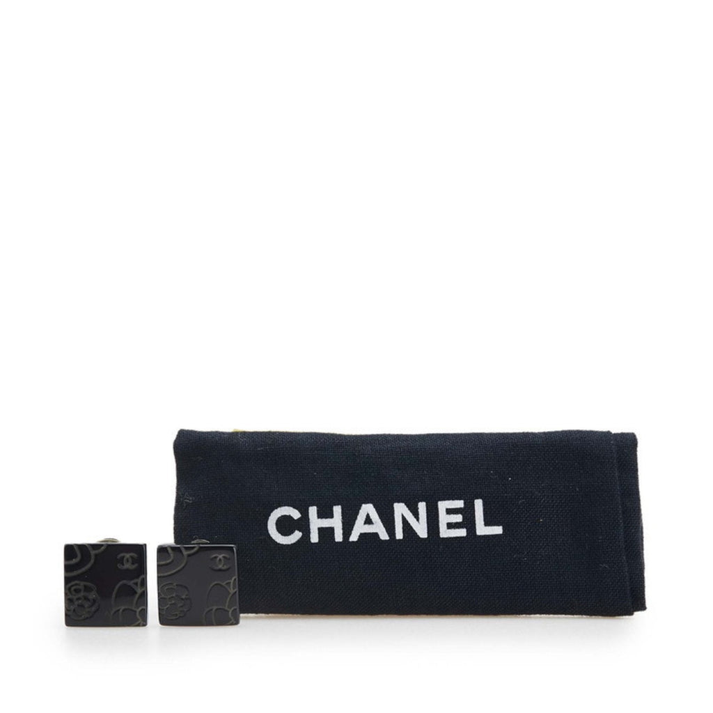 CC Logo Clip-On Earrings Metal