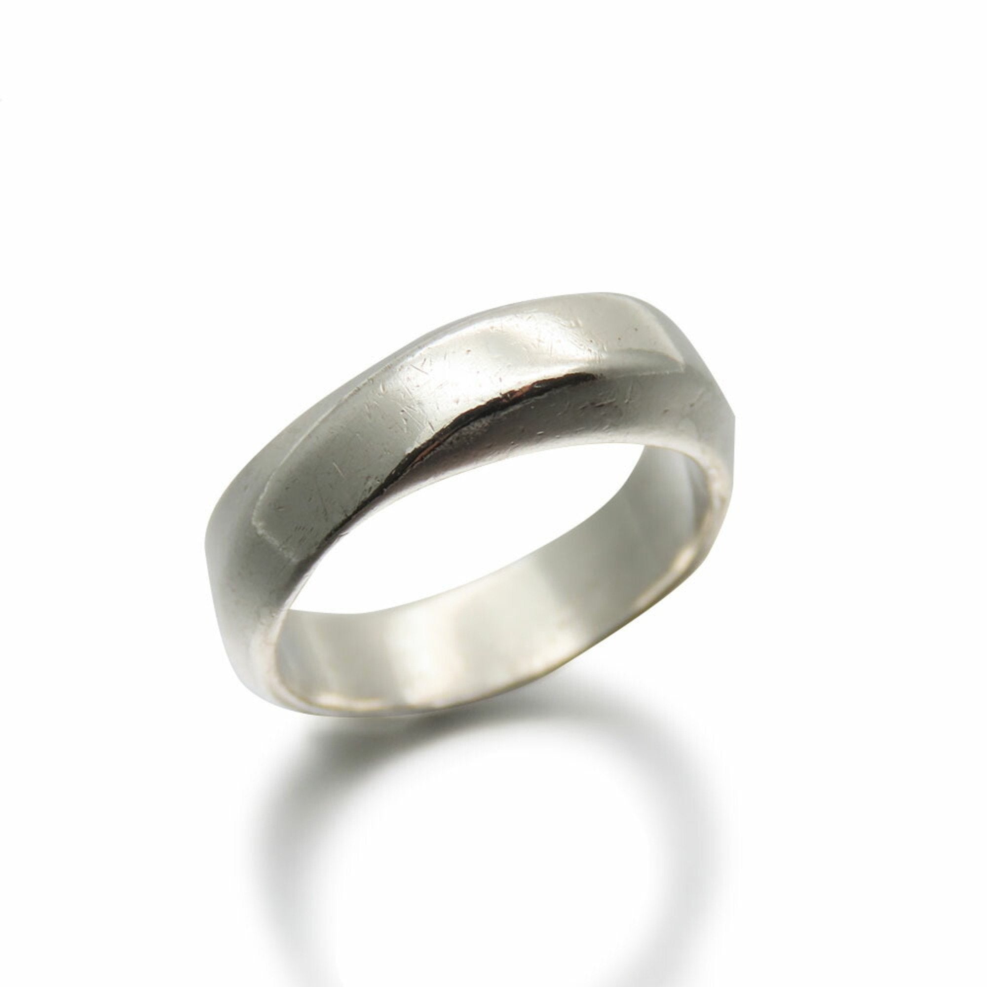 Knife Edge Ring Sterling Silver