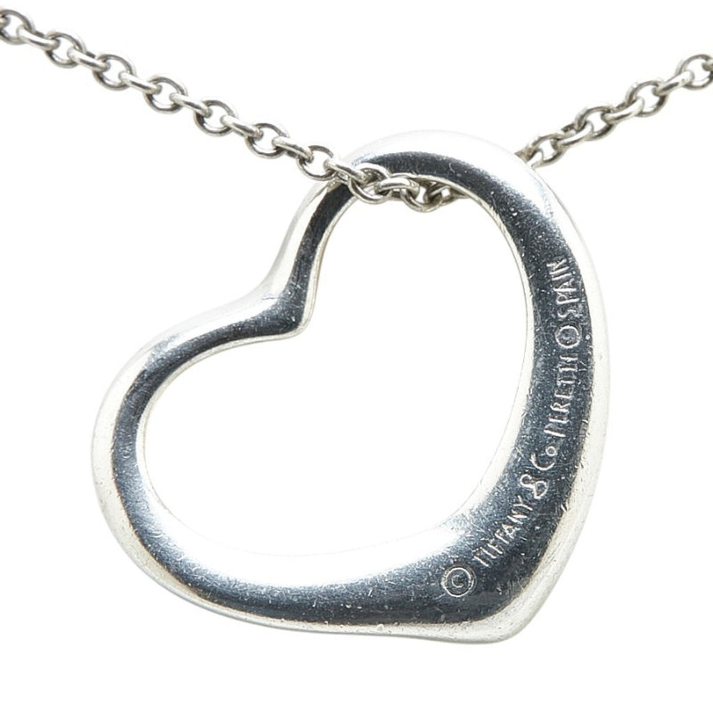 Heart Pendant Necklace Sterling Silver