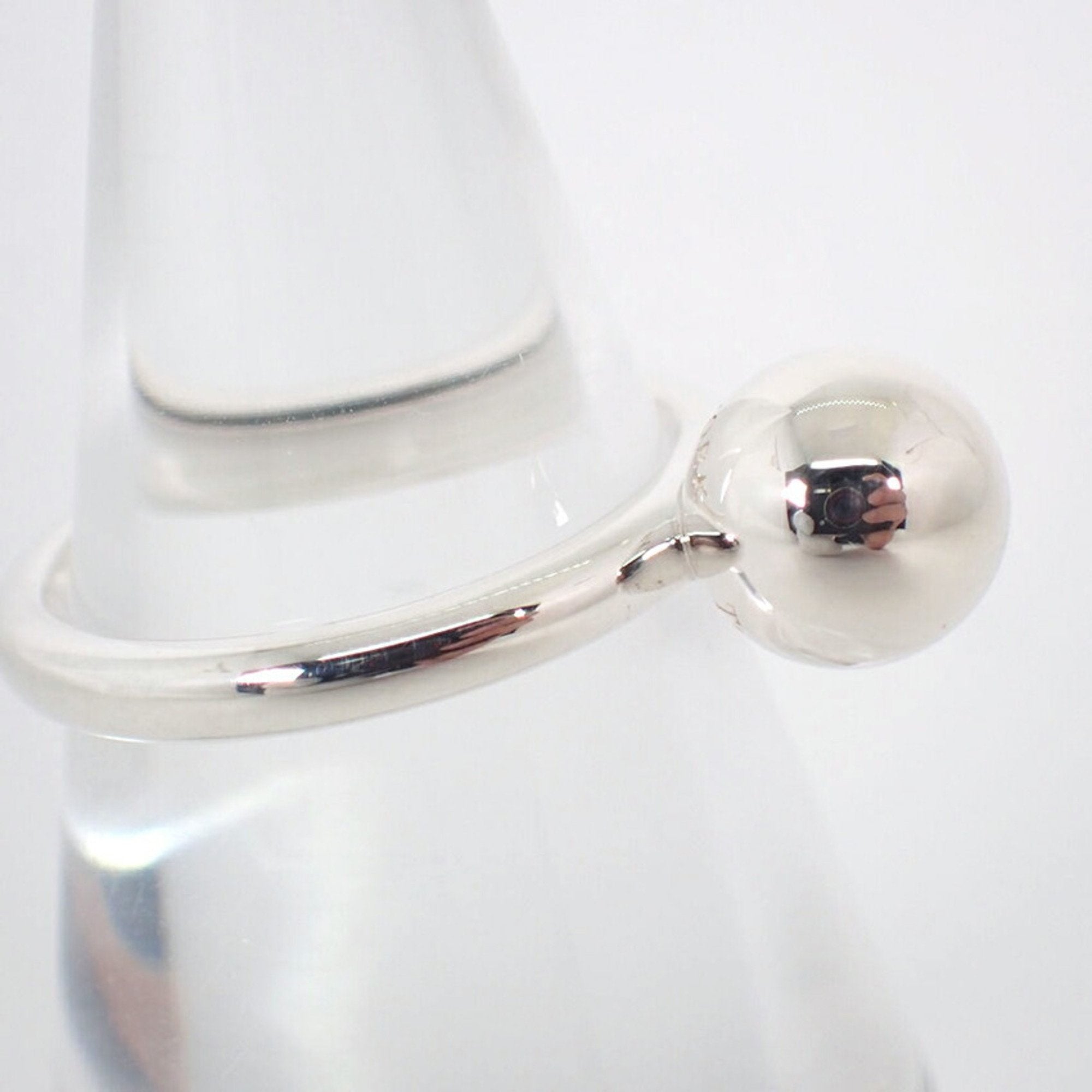 Ball Dangle Ring Sterling Silver