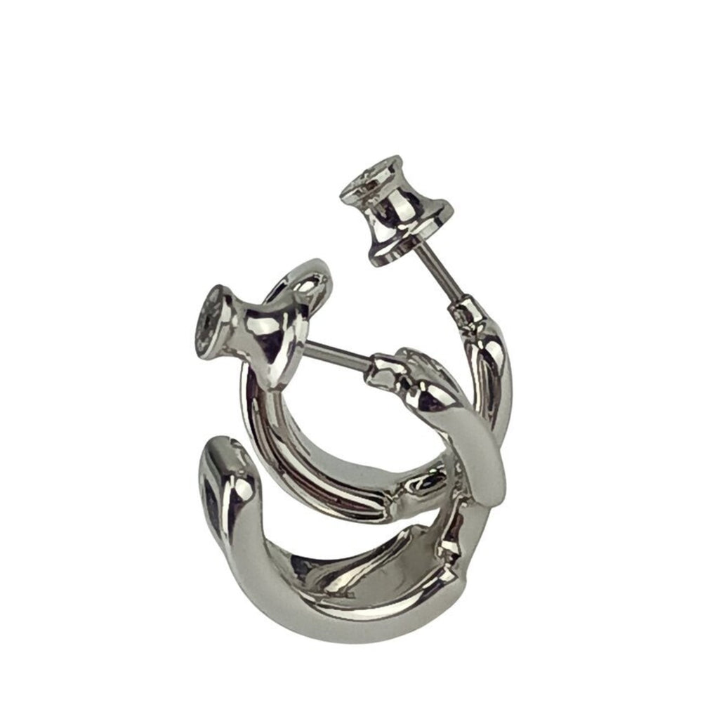 Earrings Leather and Metal