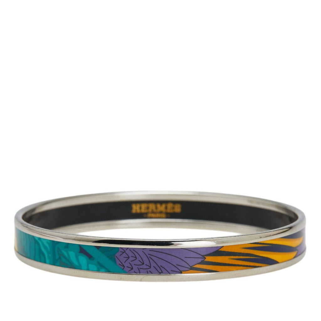 Bangle Cloisonné Enamel and Metal Bracelet