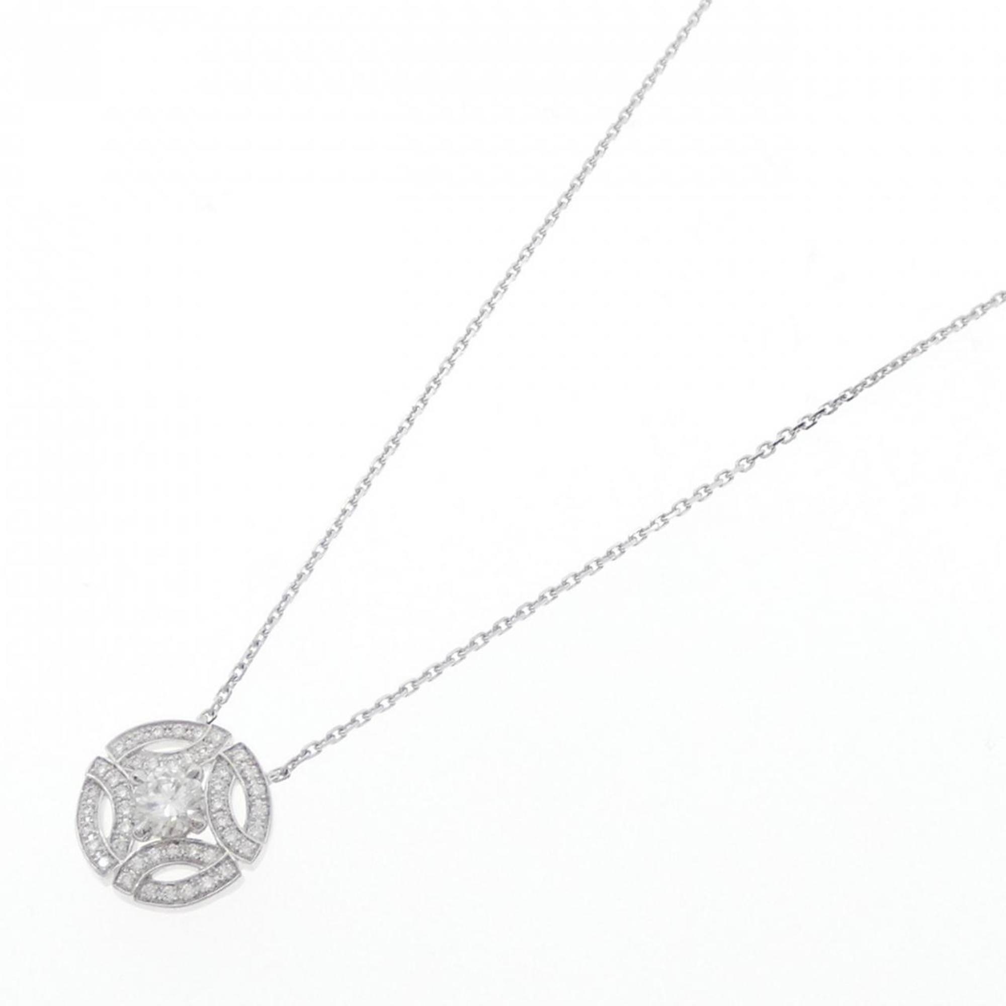 Galanterie Pendant Necklace 18K White Gold