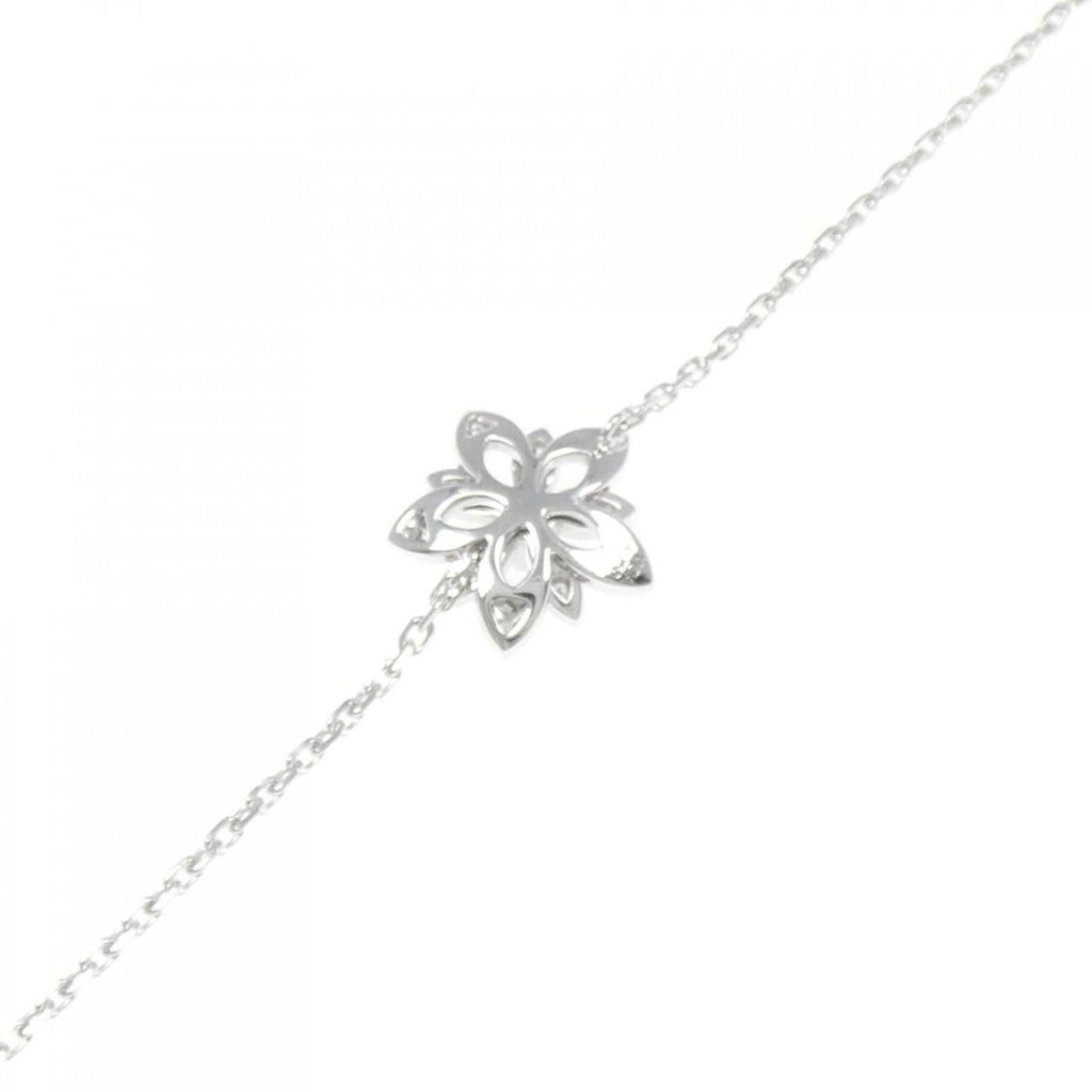 Lotus Mini Bracelet 18K White Gold with Diamond