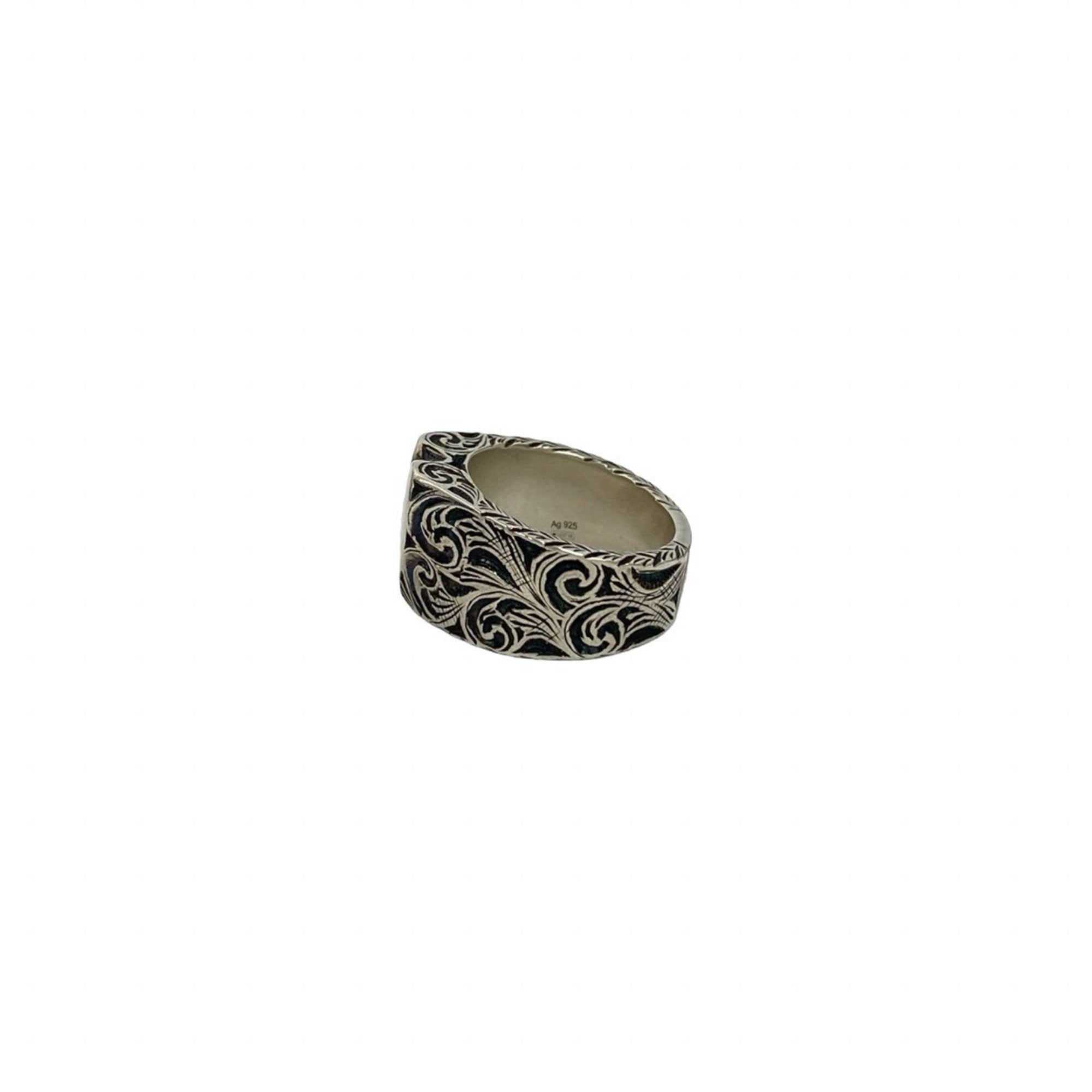 Arabesque Heart Ring Sterling Silver