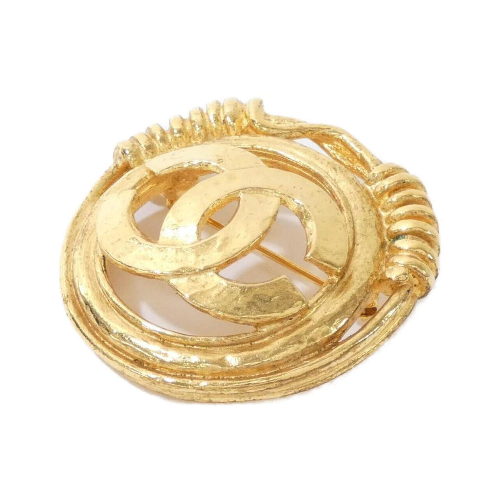 Brooch Gold-Tone Metal
