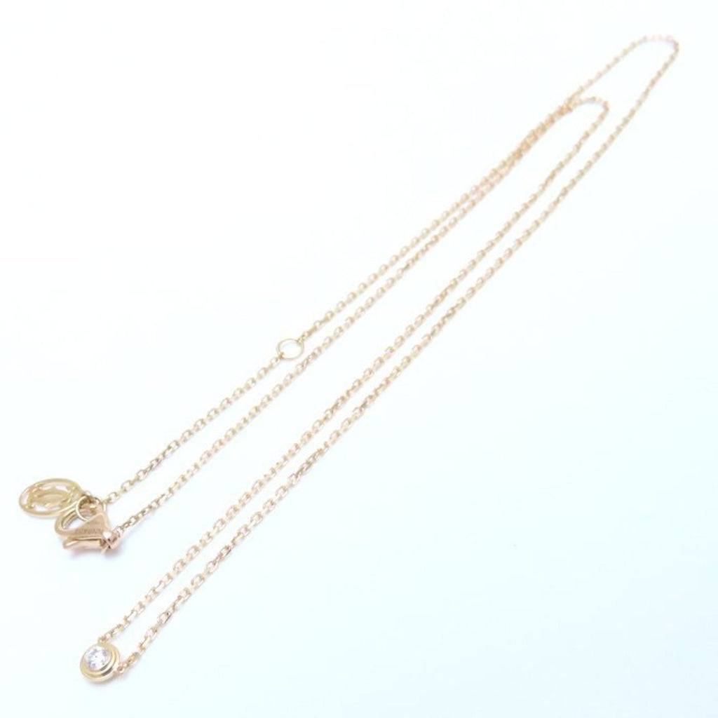 Pendant Necklace 18K Rose Gold with Diamond