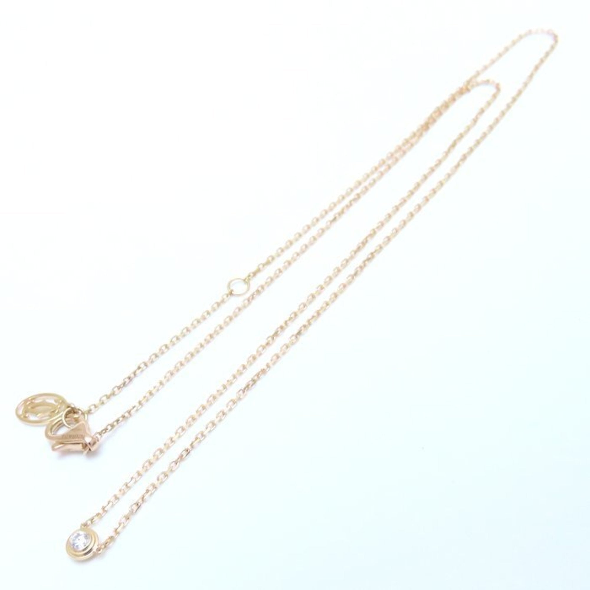 Pendant Necklace 18K Rose Gold with Diamond