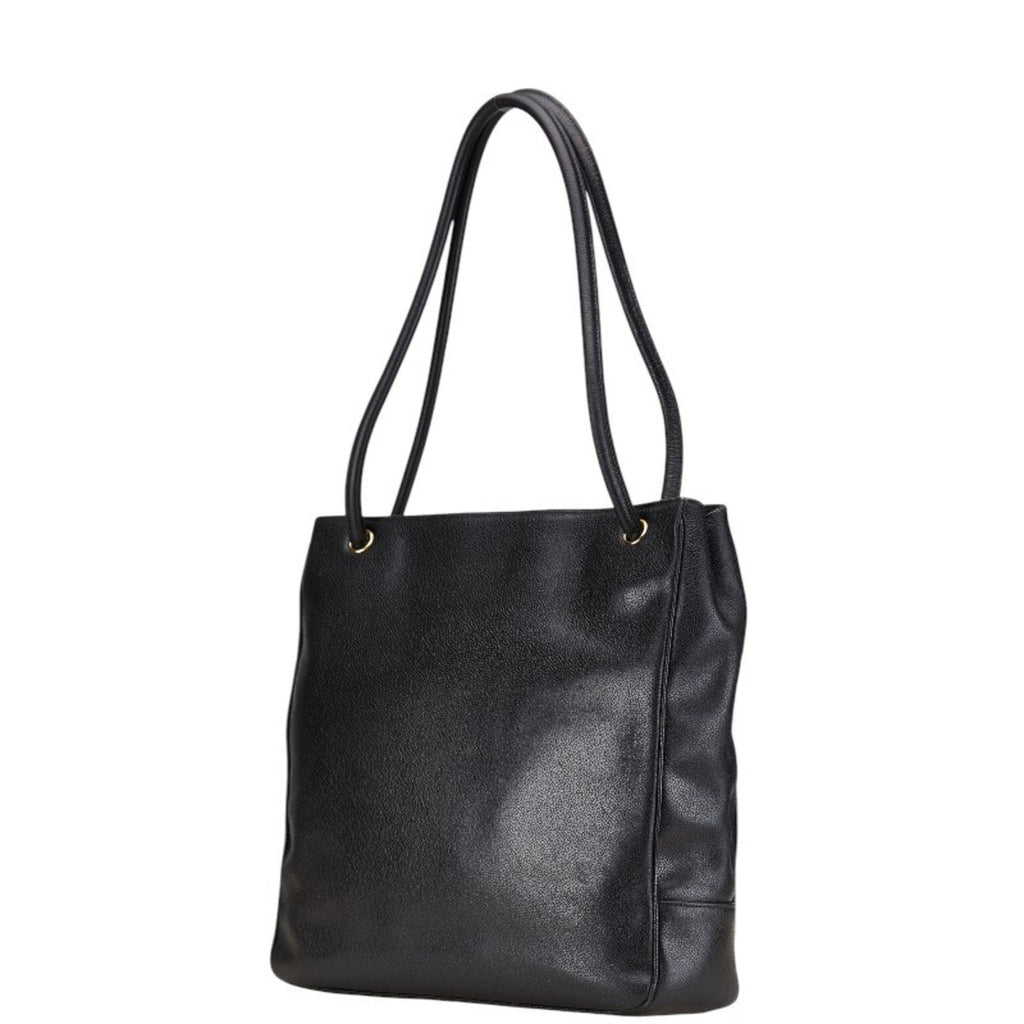 Vintage CC Flap Shoulder Bag Caviar Medium