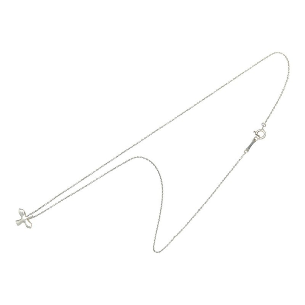 Bird Cross Pendant Necklace Sterling Silver