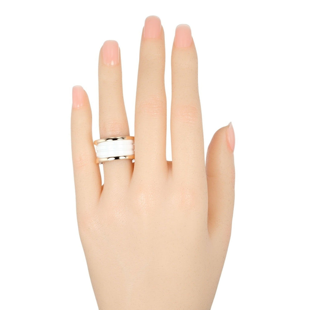 B.Zero1 Ring 18K Rose Gold and Ceramic