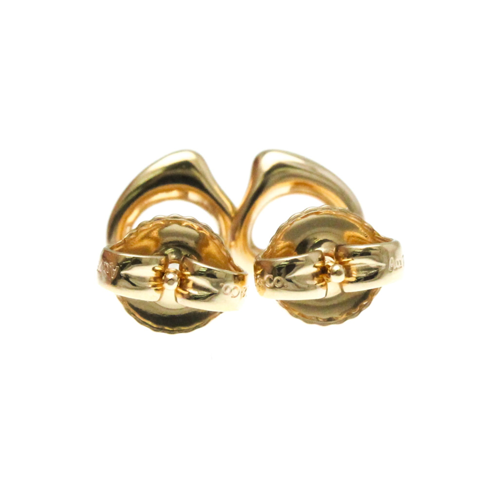 Open Heart Earrings 18K Rose Gold 7mm 18K Rose Gold